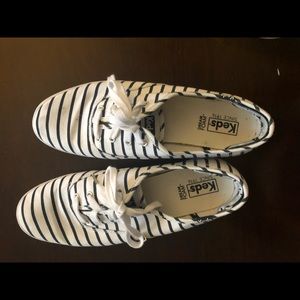 Striped Navy and white Ked’s